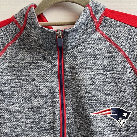 Antigua New England Patriots 1/4 zip longsleeve football base layer - Picture 3 of 6
